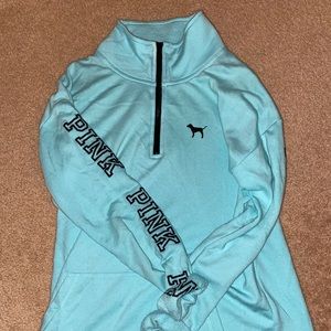 Never worn PINK zip-up pullover